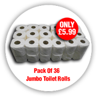 Pack of 36 Jumbo Toilet rolls only £5.99