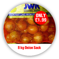 10 kg onion sack only £2.99